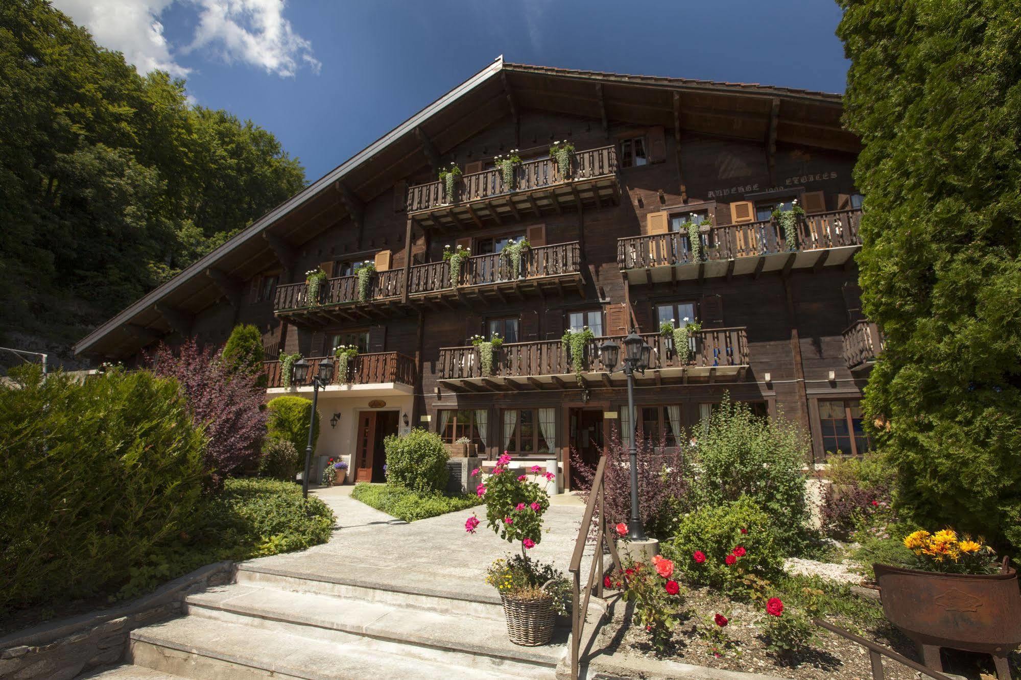 Hotel Aux Mille Etoiles Salvan Zewnętrze zdjęcie